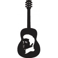 Elvis Presley In Guitar Silhouette