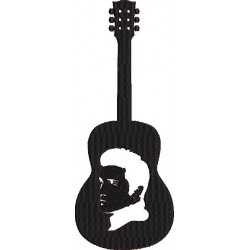 Elvis Presley In Guitar Silhouette