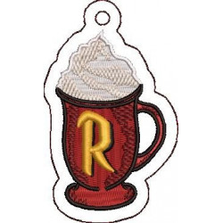 Cup Embroidery Design