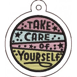Take Care Of Yourself Key Fob
