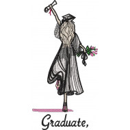 Graduate cross stitch