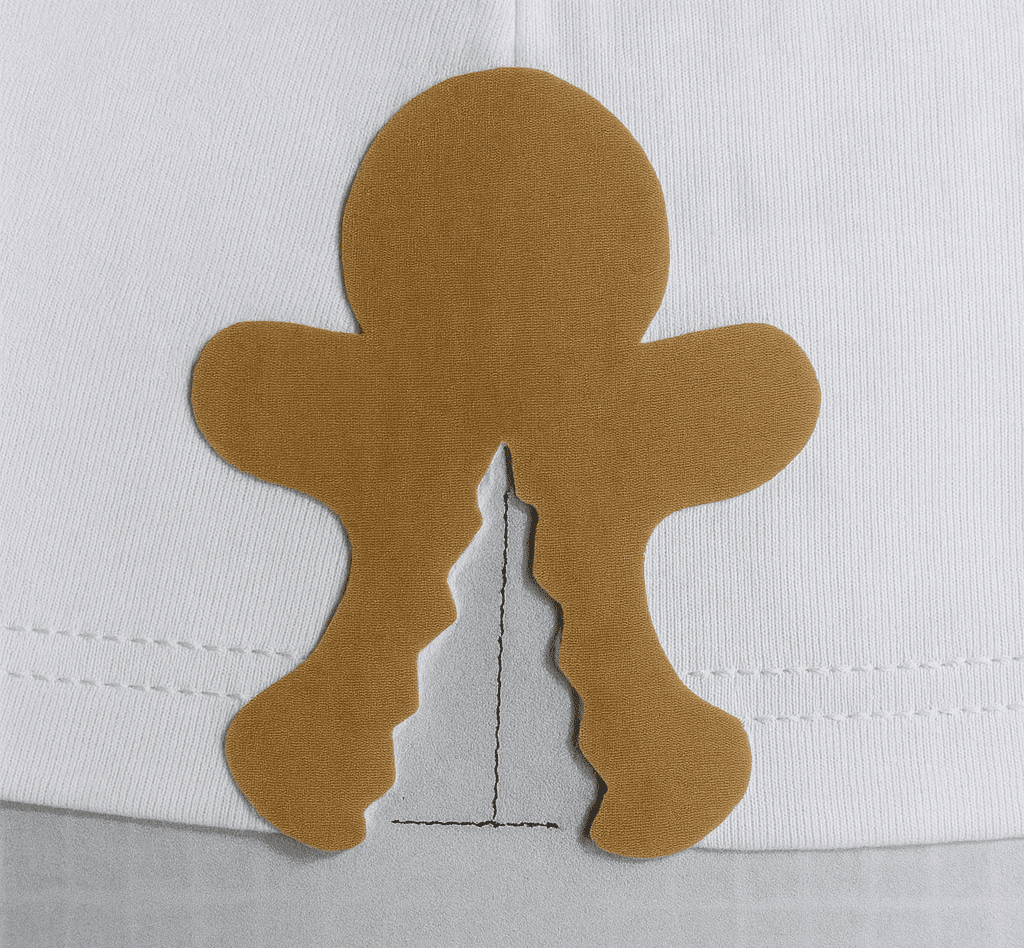 Gingerbread Side Seam Bow Embroidery Gingerbread Side Seam Bow Embroidery