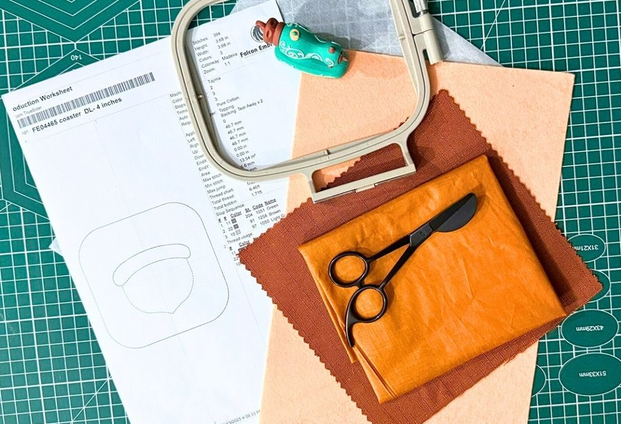How-to-Make-an-ITH-Appliqué-Coaster-Gather-Your-Materials How-to-Make-an-ITH-Appliqué-Coaster-Gather-Your-Materials