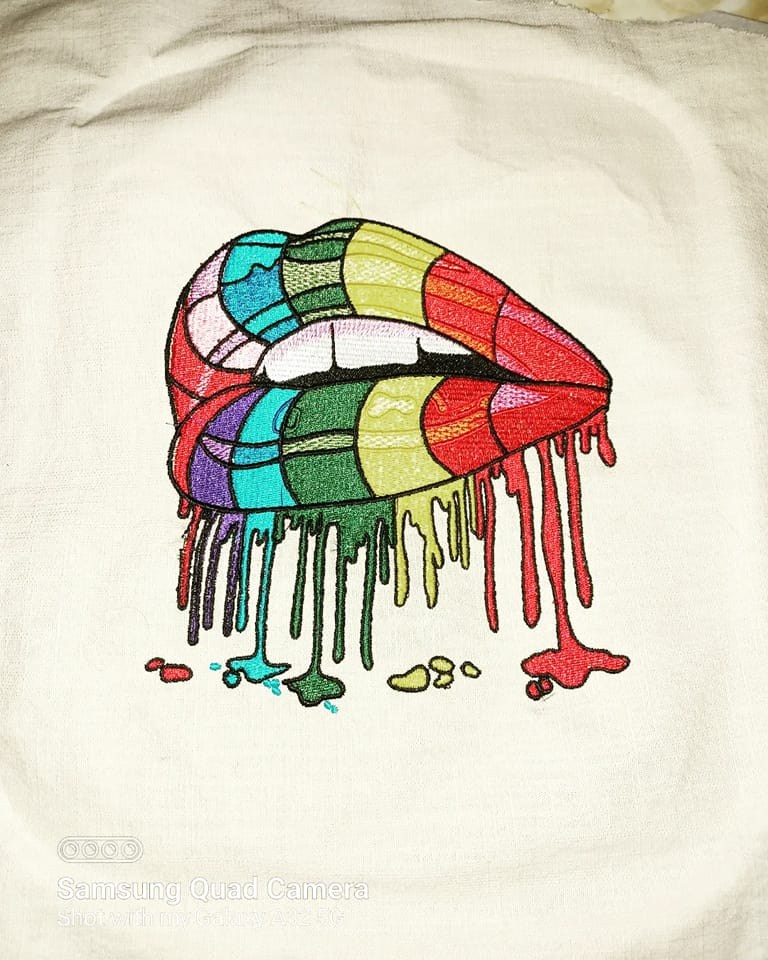 Rainbow lips