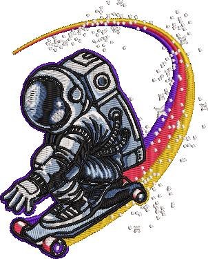 Astronaut With Skateboard Astronaut With Skateboard