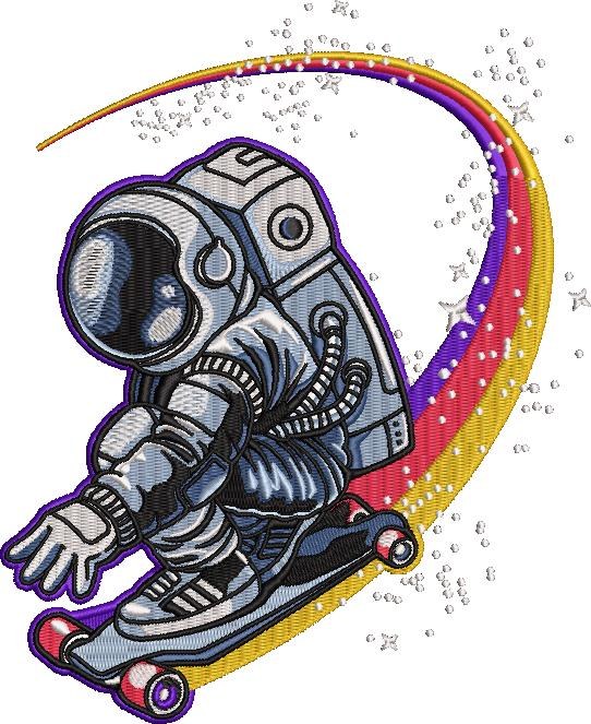 Astronaut With Skateboard Astronaut With Skateboard