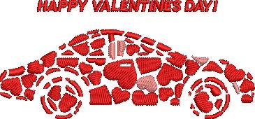 Valentines Heart Car Valentines Heart Car