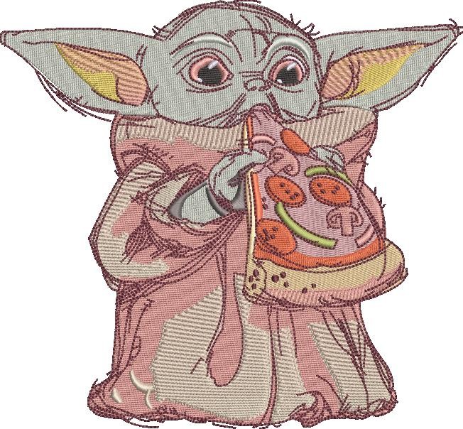 Galactic Baby With Pizza Galactic Baby With Pizza