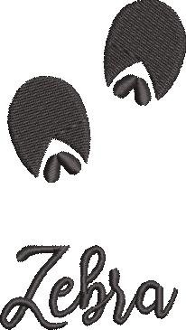 Zebra Paw Zebra Paw