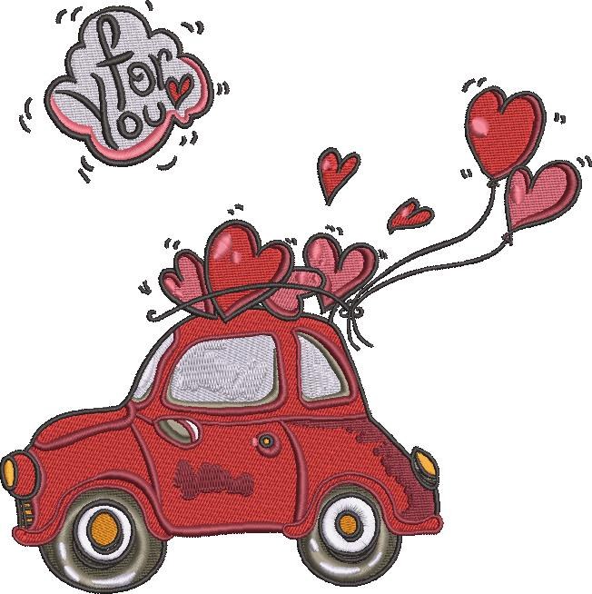 Car Carrying Hearts