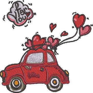 Car Carrying Hearts