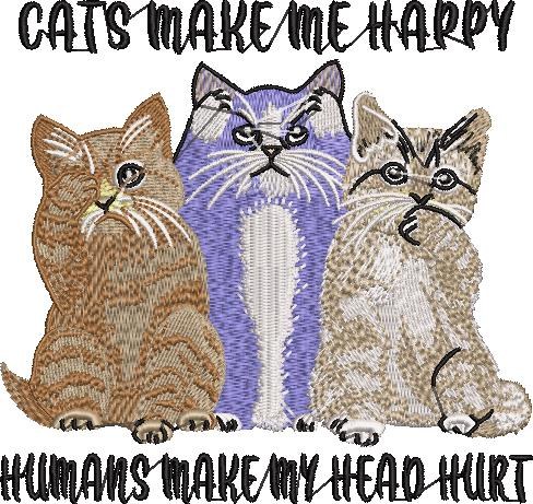 Cats Make Me Happy