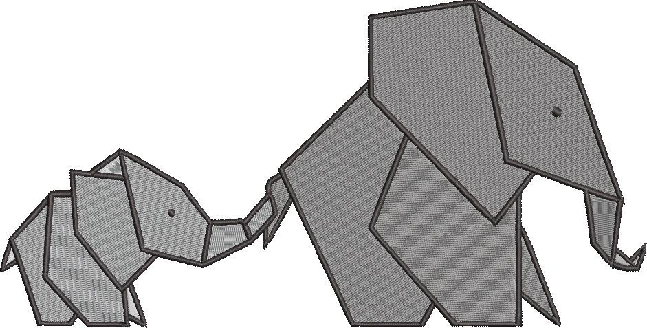 Origami Elephant Design Origami Elephant Design