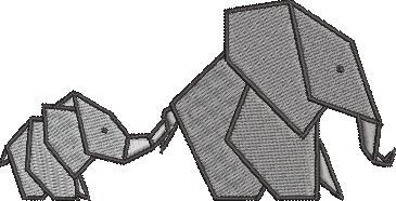 Origami Elephant Design Origami Elephant Design