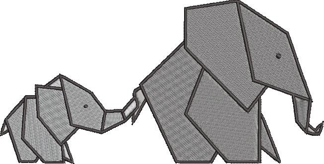 Origami Elephant Design Origami Elephant Design