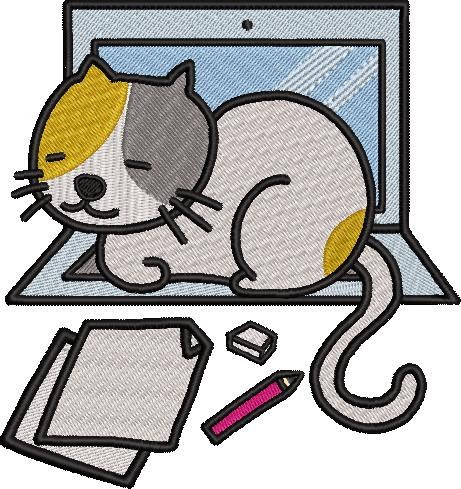 Cat On The Laptop Cat On The Laptop