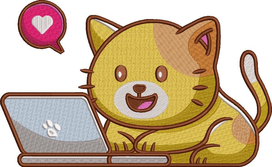 Cat Playing With Laptop Cat Playing With Laptop