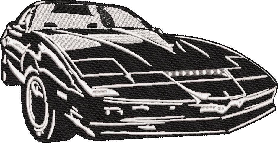 Black Car Embroidery Pattern Black Car Embroidery Pattern