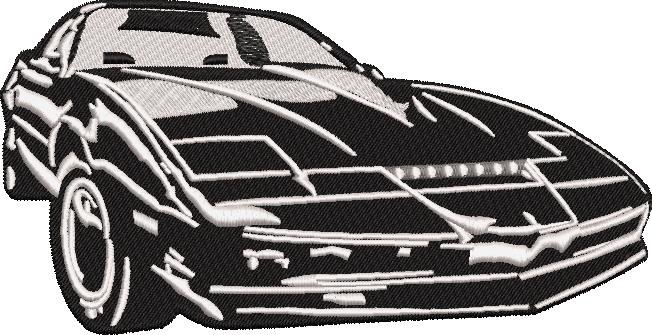 Black Car Embroidery Pattern Black Car Embroidery Pattern