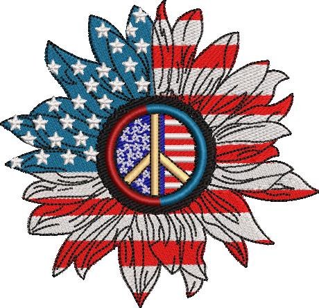 American Sunflower Flag