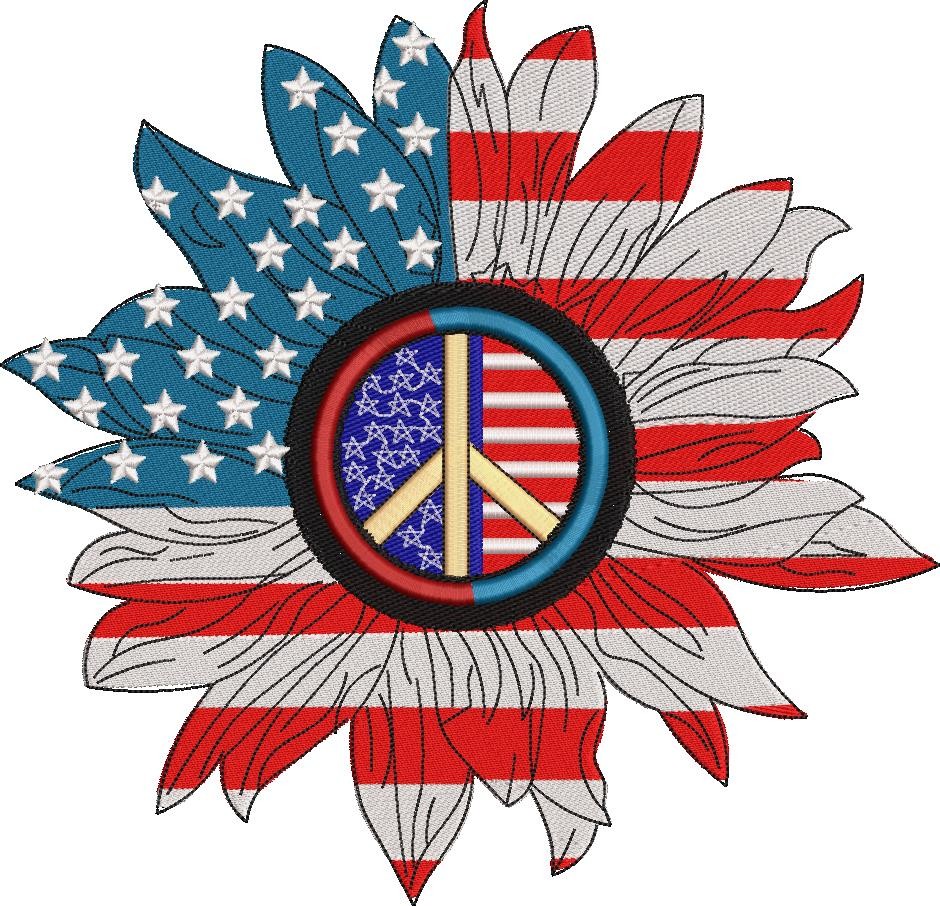 American Sunflower Flag