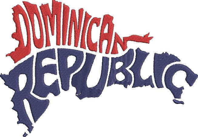 Dominican Republic Word Art Dominican Republic Word Art