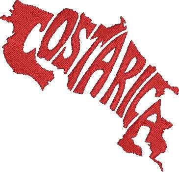 Costa Rica Word Art Costa Rica Word Art