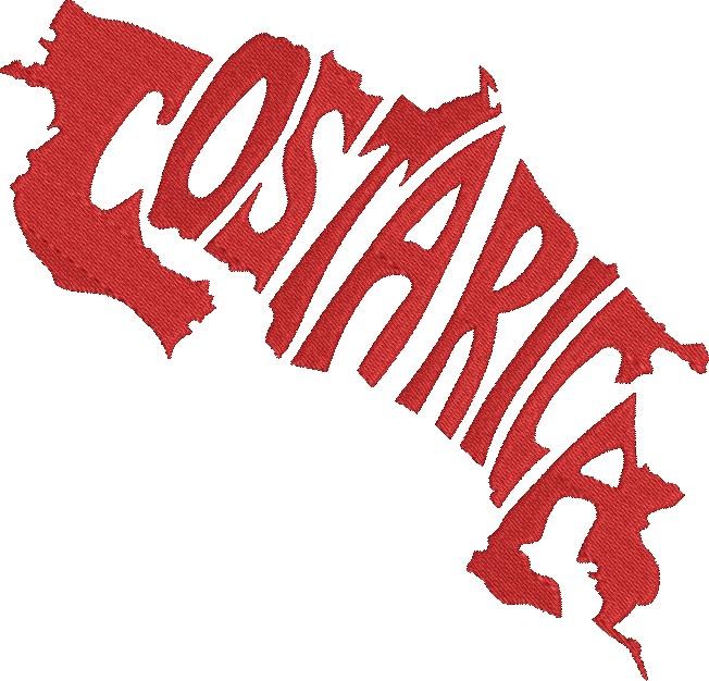 Costa Rica Word Art Costa Rica Word Art