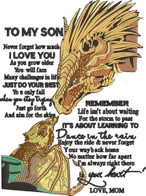 To My Son Motivational Quote