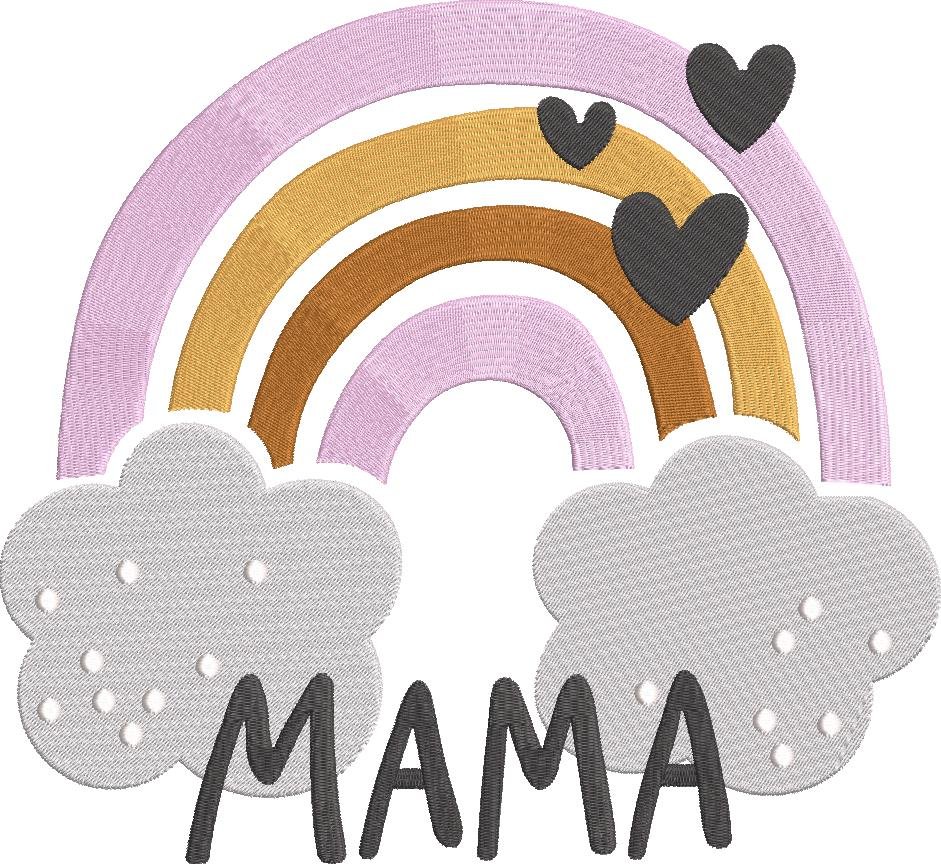 Cute Mama Rainbow