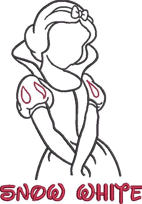 Princess Embroidery Design Princess Embroidery Design