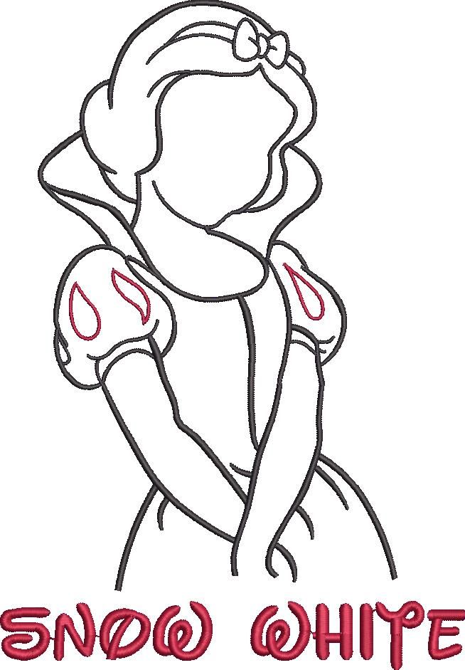 Princess Embroidery Design Princess Embroidery Design