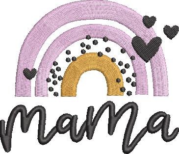 Mama Happy Rainbow