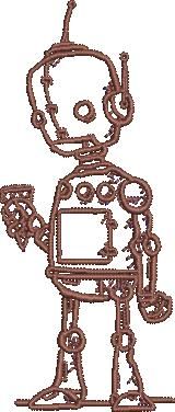 Robot Holding Icecream