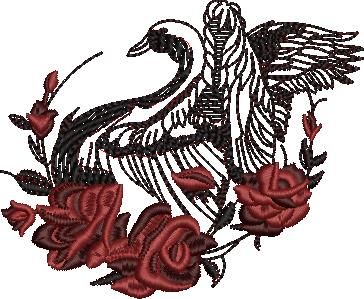 Floral Swan Floral Swan