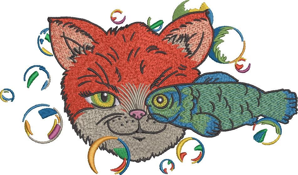Cat And A Fish