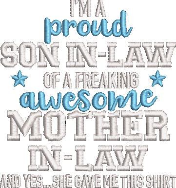 I Am A Proud Son In Law I Am A Proud Son In Law