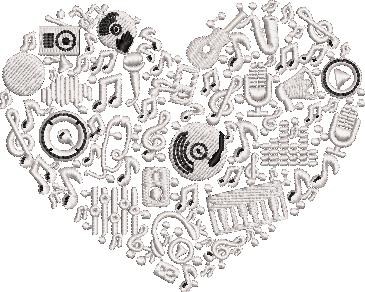 Music Heart Design Music Heart Design