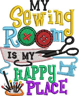 My Sewing Room is my Happy Place