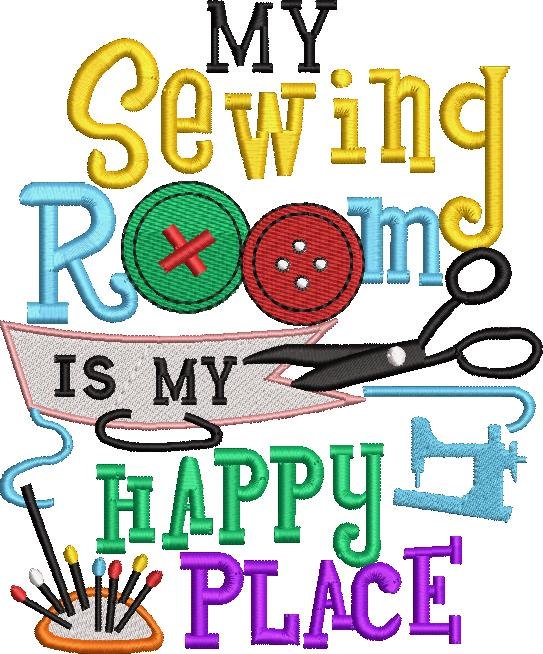 My Sewing Room is my Happy Place