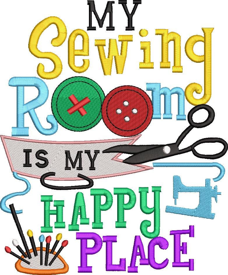 My Sewing Room is my Happy Place