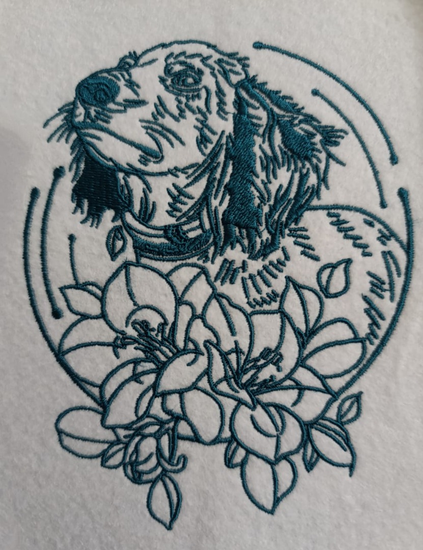 Dog Floral Dog Floral