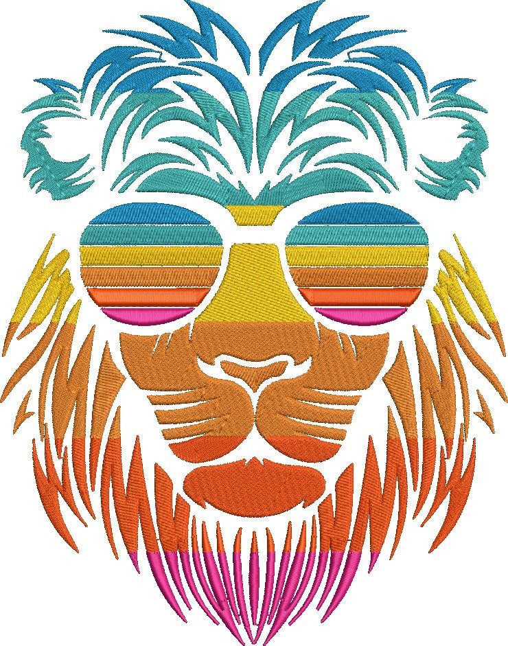 Retro Lion Design Retro Lion Design