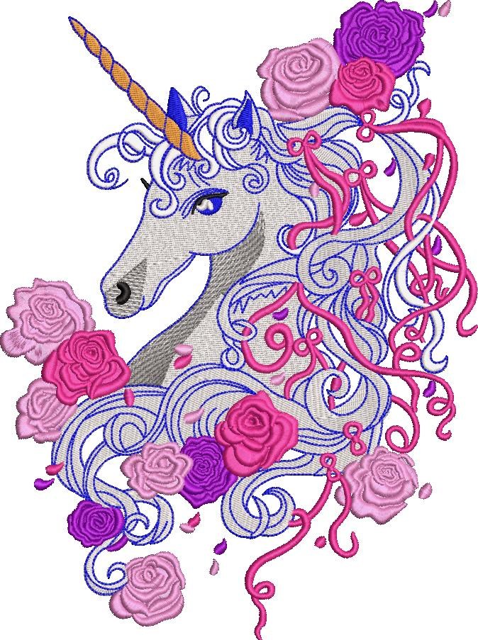 Floral Unicorn Floral Unicorn