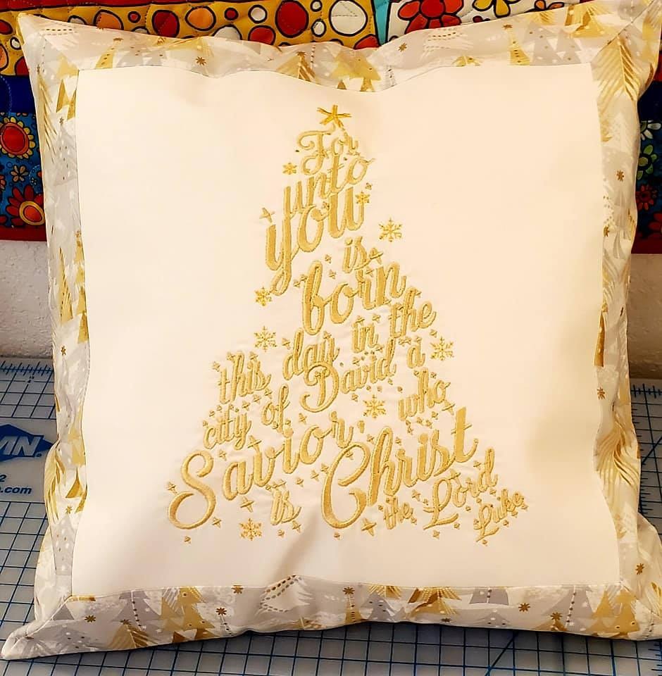 For Unto You Word Art