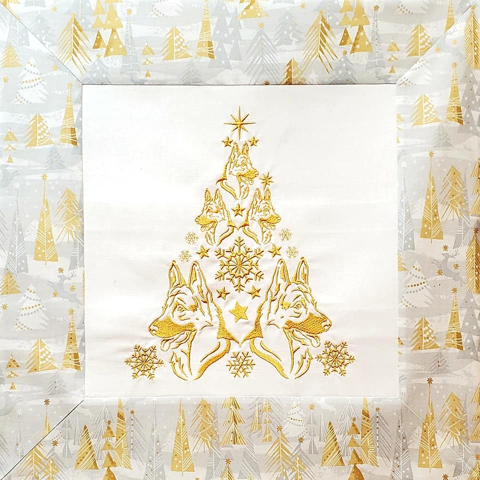 German Shepherds Christmas Tree