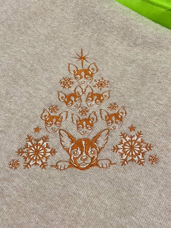 Chihuahua Christmas Tree Chihuahua Christmas Tree