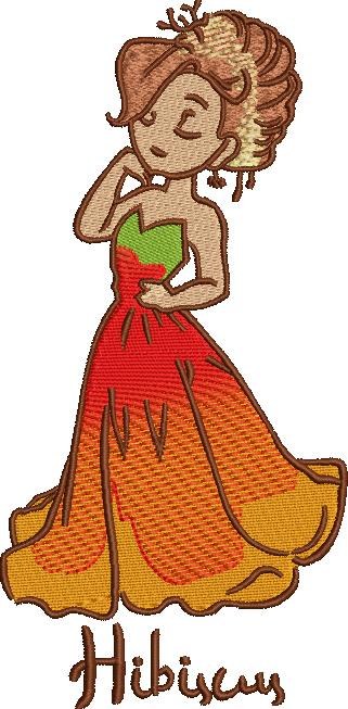 Hibiscus Flowers Girl Hibiscus Flowers Girl