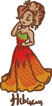 Hibiscus Flowers Girl Hibiscus Flowers Girl