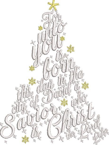 For Unto You Word Art
